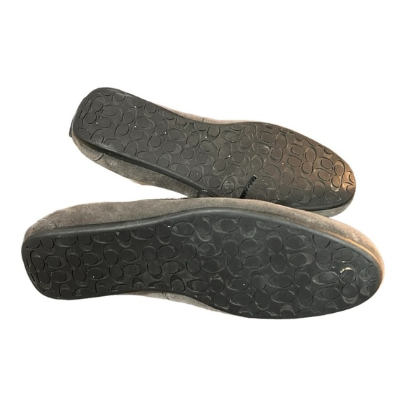 Coach Jasper Suede Leather Slip-On Loafers Gray Size 7D Men’s - Picture 11 of 11